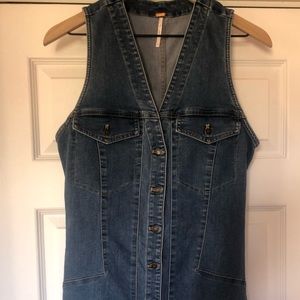 Button down Jean Dress